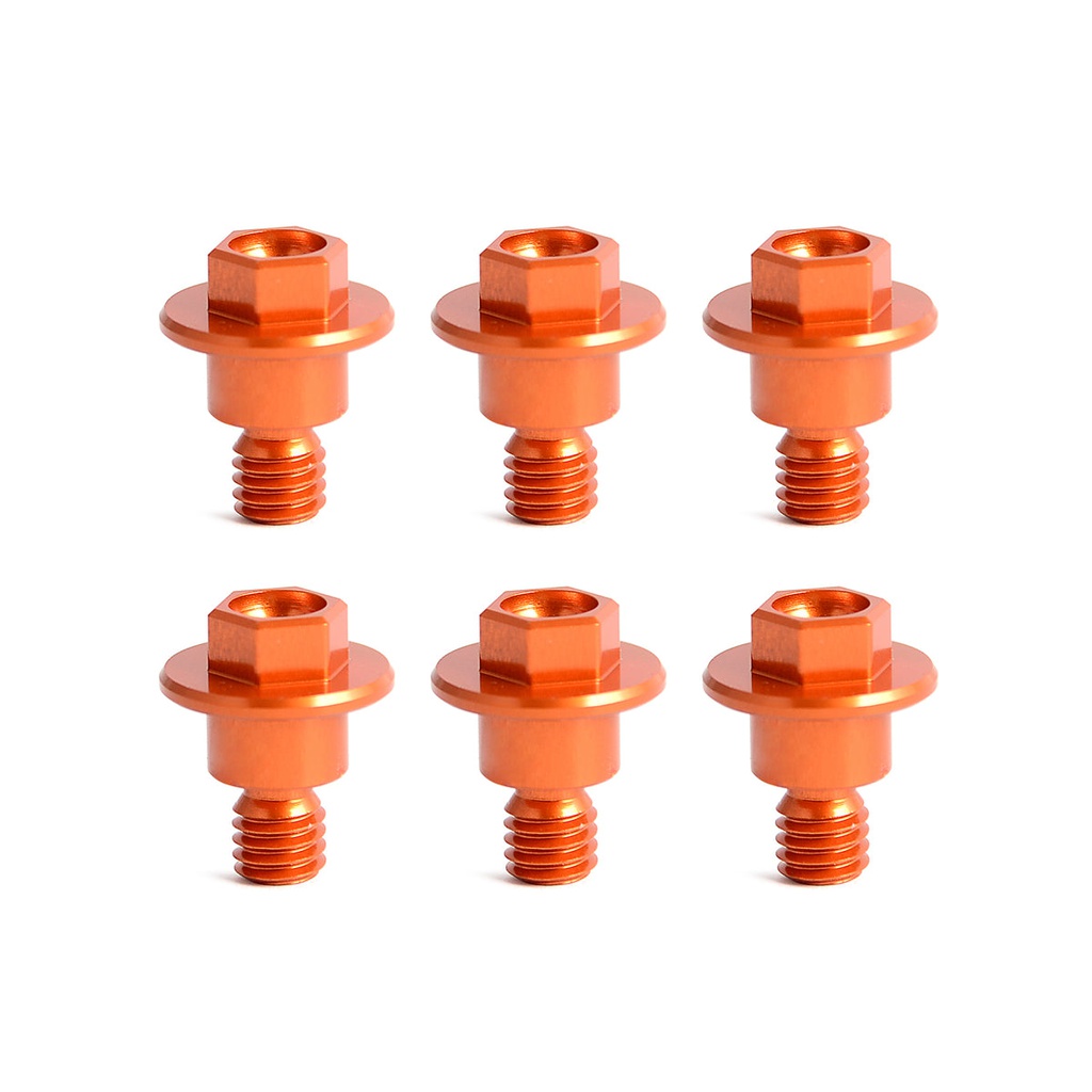 Racecraft Fork Guard Bolts KTM Orange 6pc Sprocket Sport